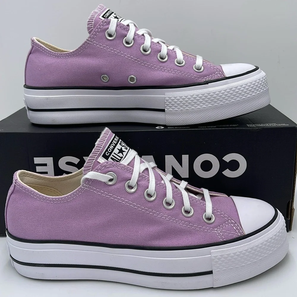 Converse WMNS A09394F CTAS LIFT OX CLASSIC AMETHYST/WHITE/BLACK Platforms Snkrs